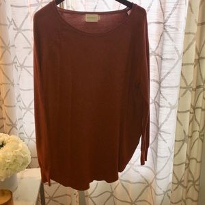 Dreamers burn orange sweater size M/L